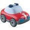 HABA Red Fire Truck with Momentum Motor - Toddler Toy Cars for Kids Ages 2-5, Push and Go Race Cars for Boys and Girls Compatible with Kullerbu Tracks